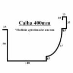 Calha Pré Pintada