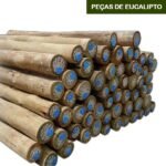 Peça de Eucalipto Tratado